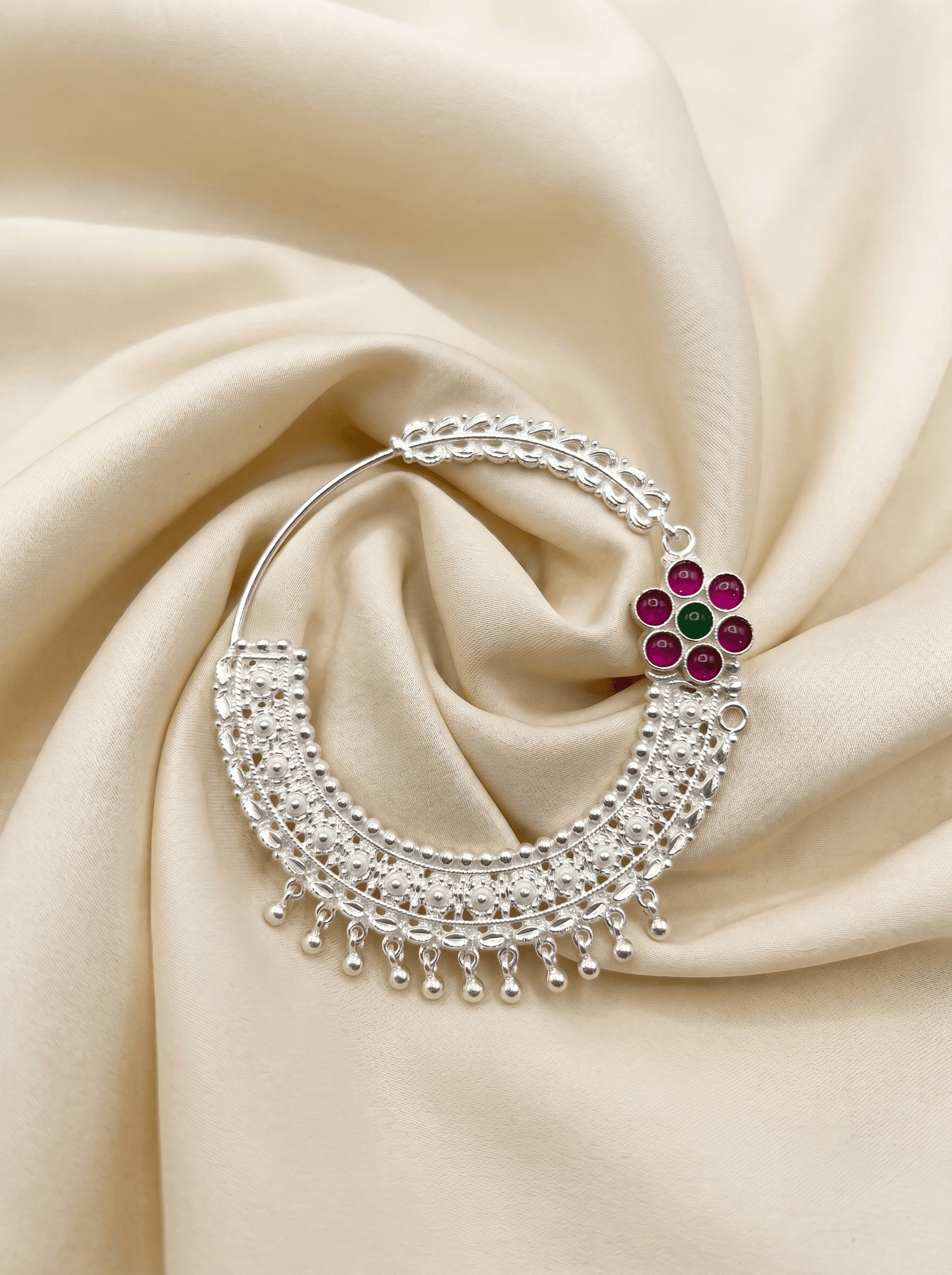 Kumaoni Phool Nath in 925 sterling silver