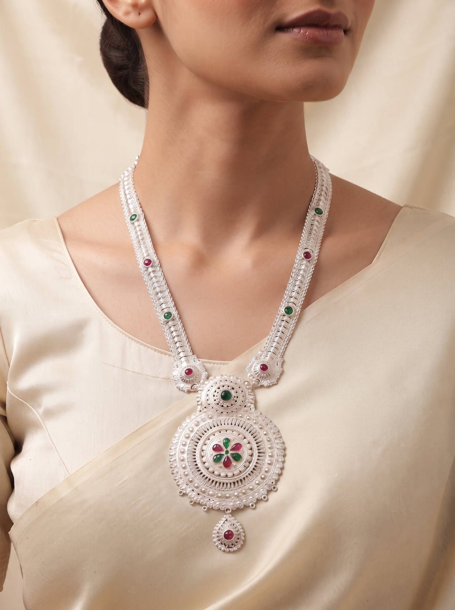 Kumaoni Mandal Rani Haar in 925 sterling silver, view 2