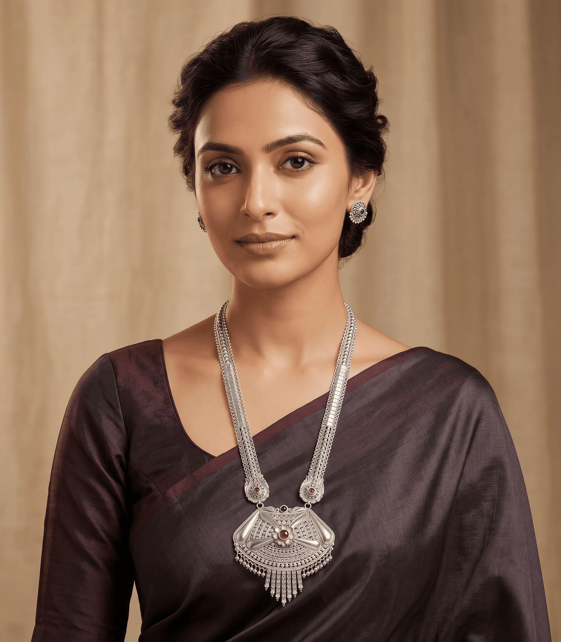 Kumaoni Chand Rani Haar in 925 sterling silver, view 2