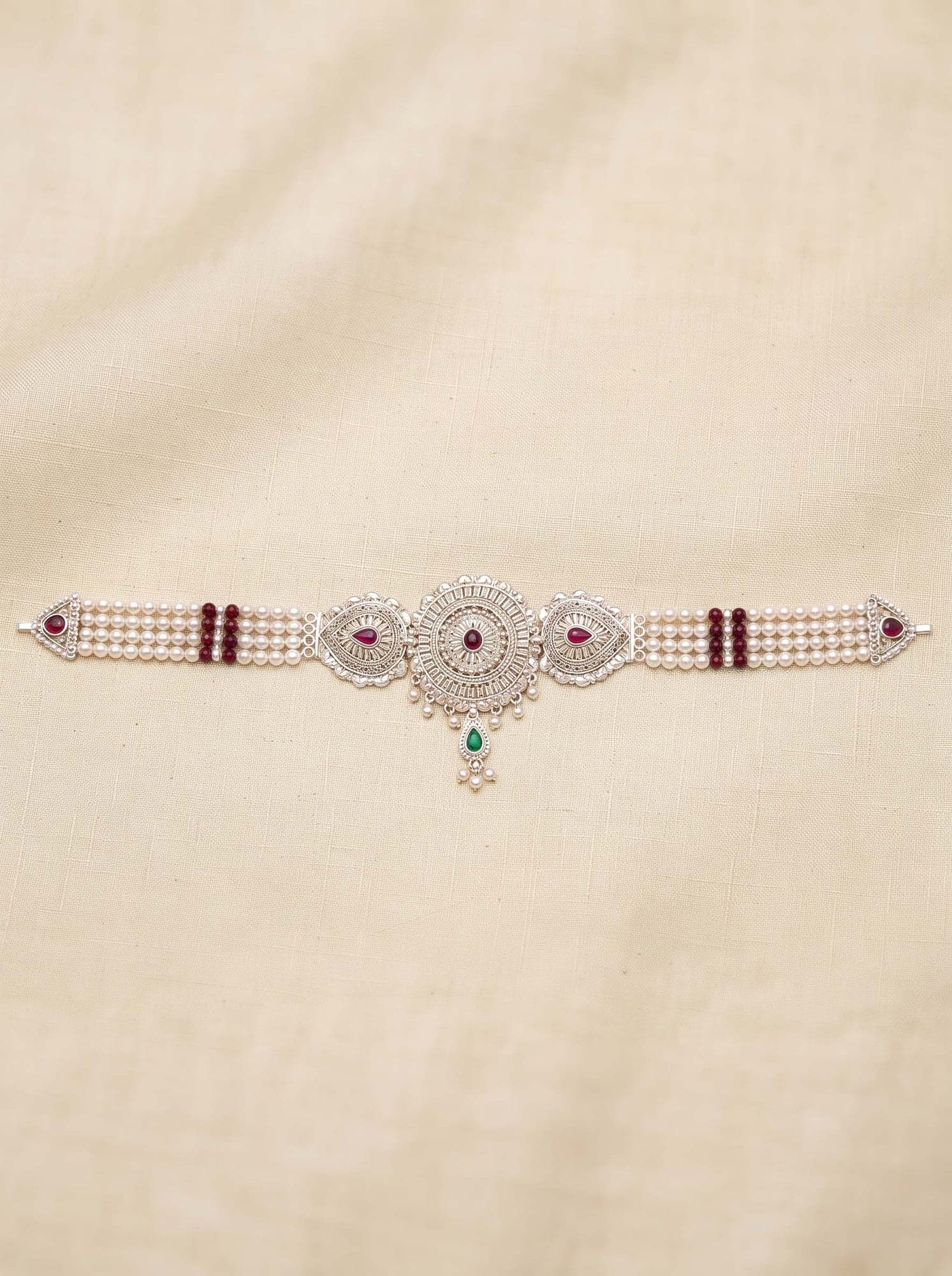 Kumaoni Moti Guluband in 925 sterling silver