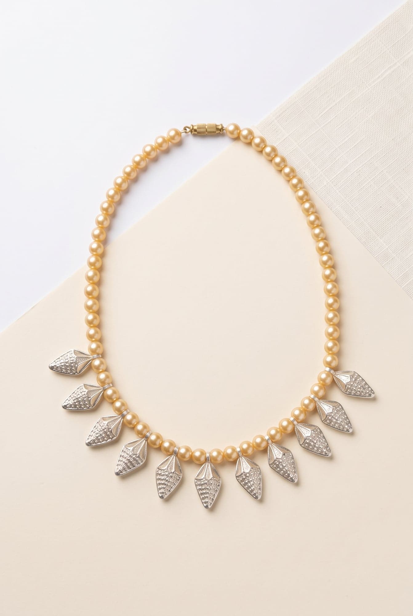 Suvarna Champakali Haar in 925 sterling silver