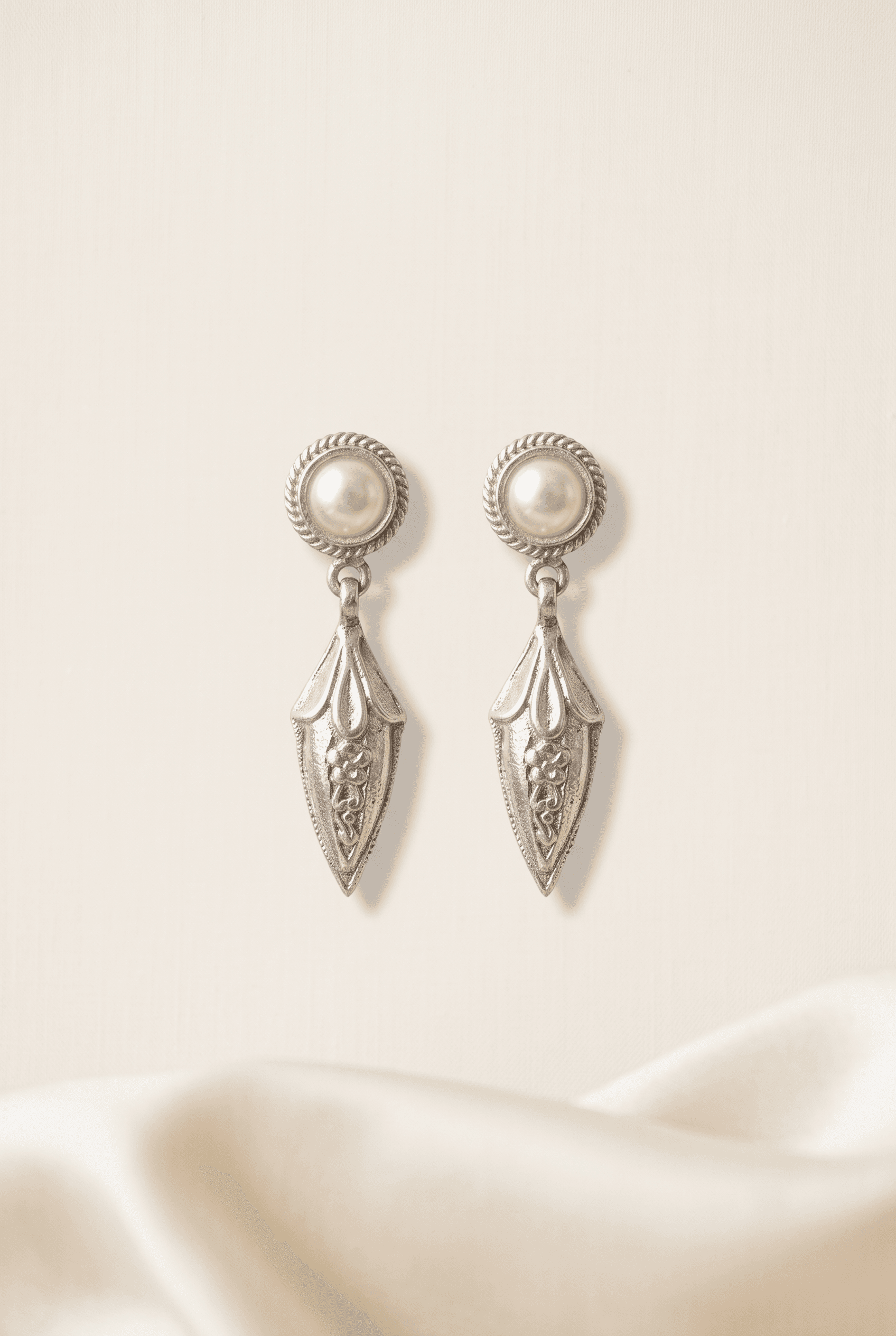 Moti Champakali Tops in 925 sterling silver