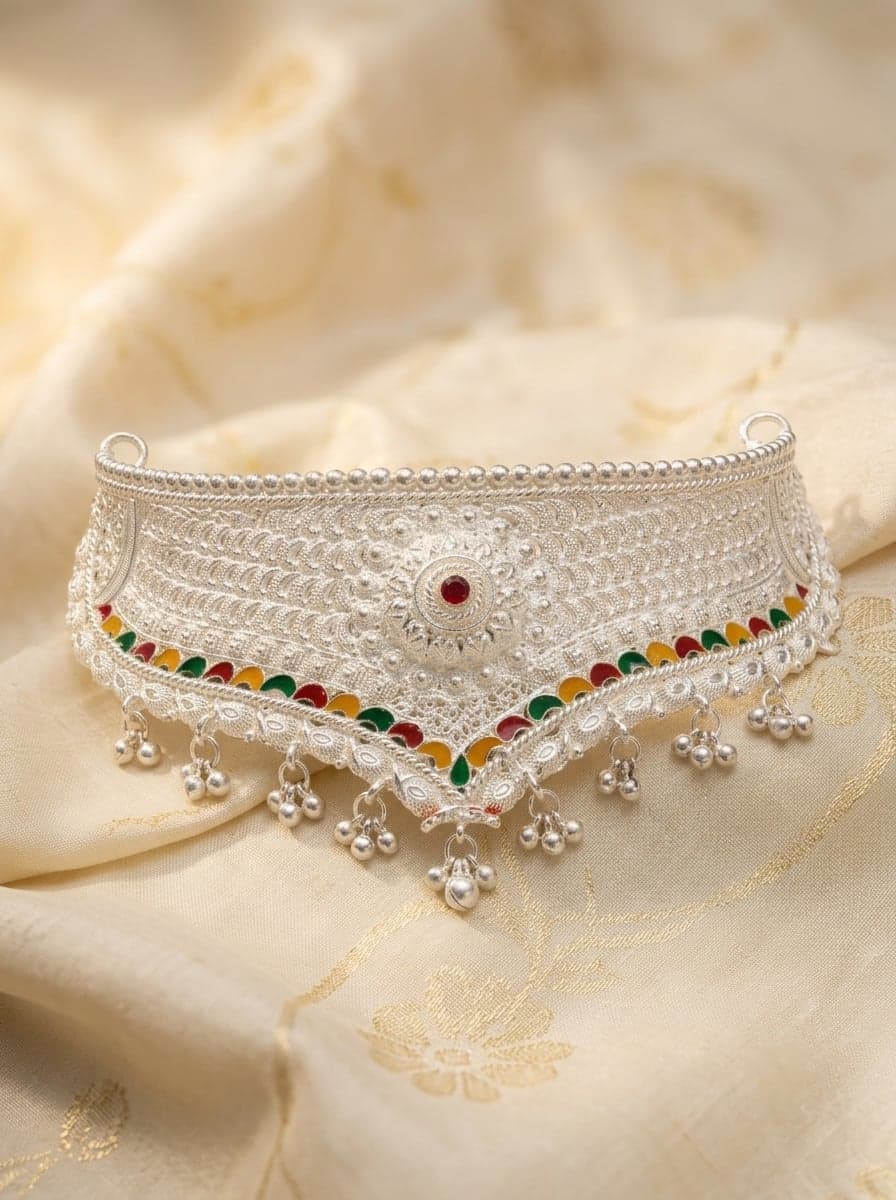 Rangili Hansuli in 925 sterling silver