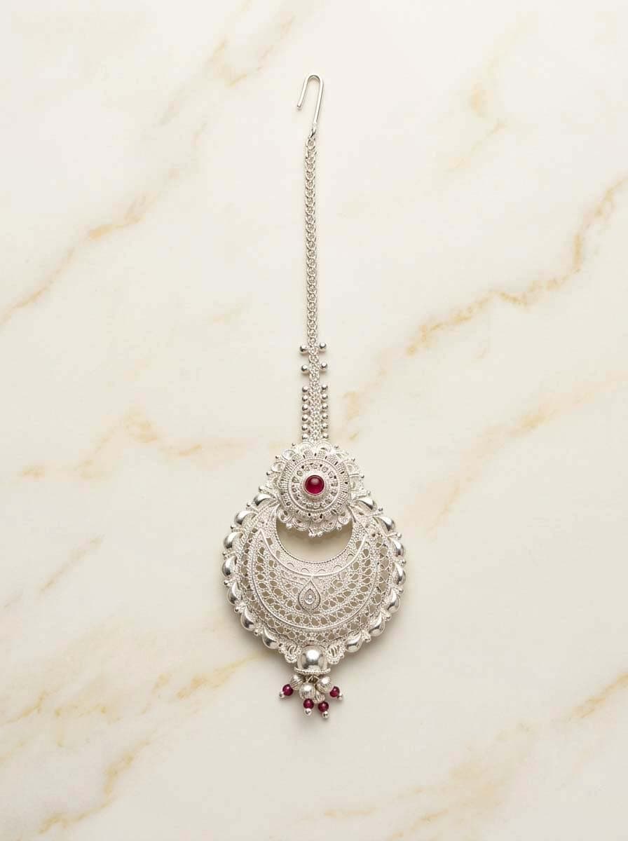 Kumaoni Sheeshphool in 925 sterling silver