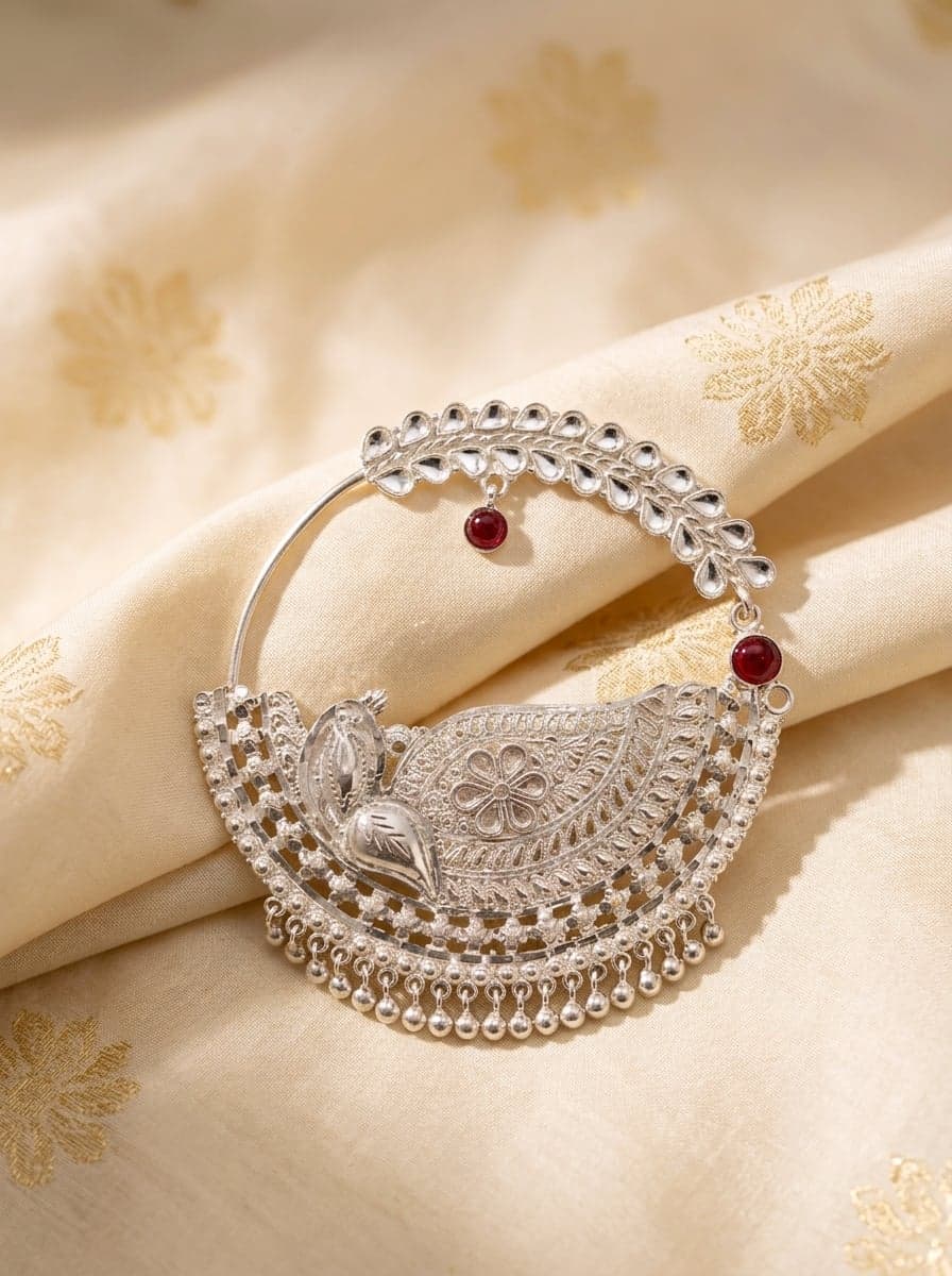 Kumaoni Nathuli Nath in 925 sterling silver