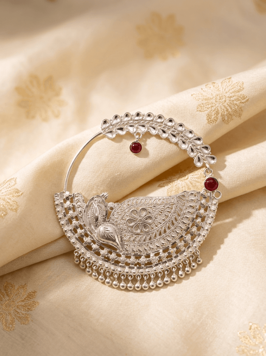 Kumaoni Nathuli Nath in 925 sterling silver