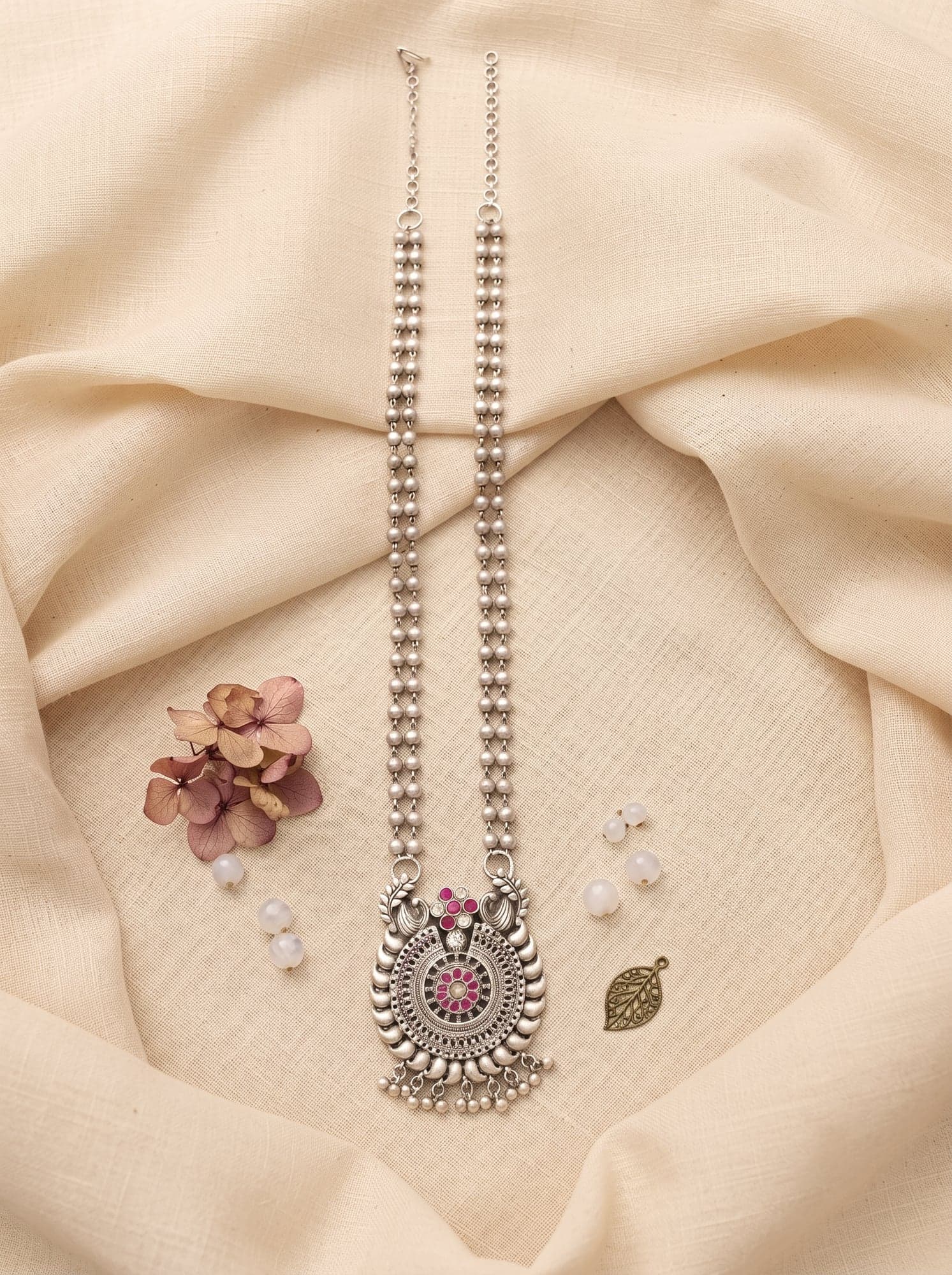 Kumaoni Phool Haar in 925 sterling silver
