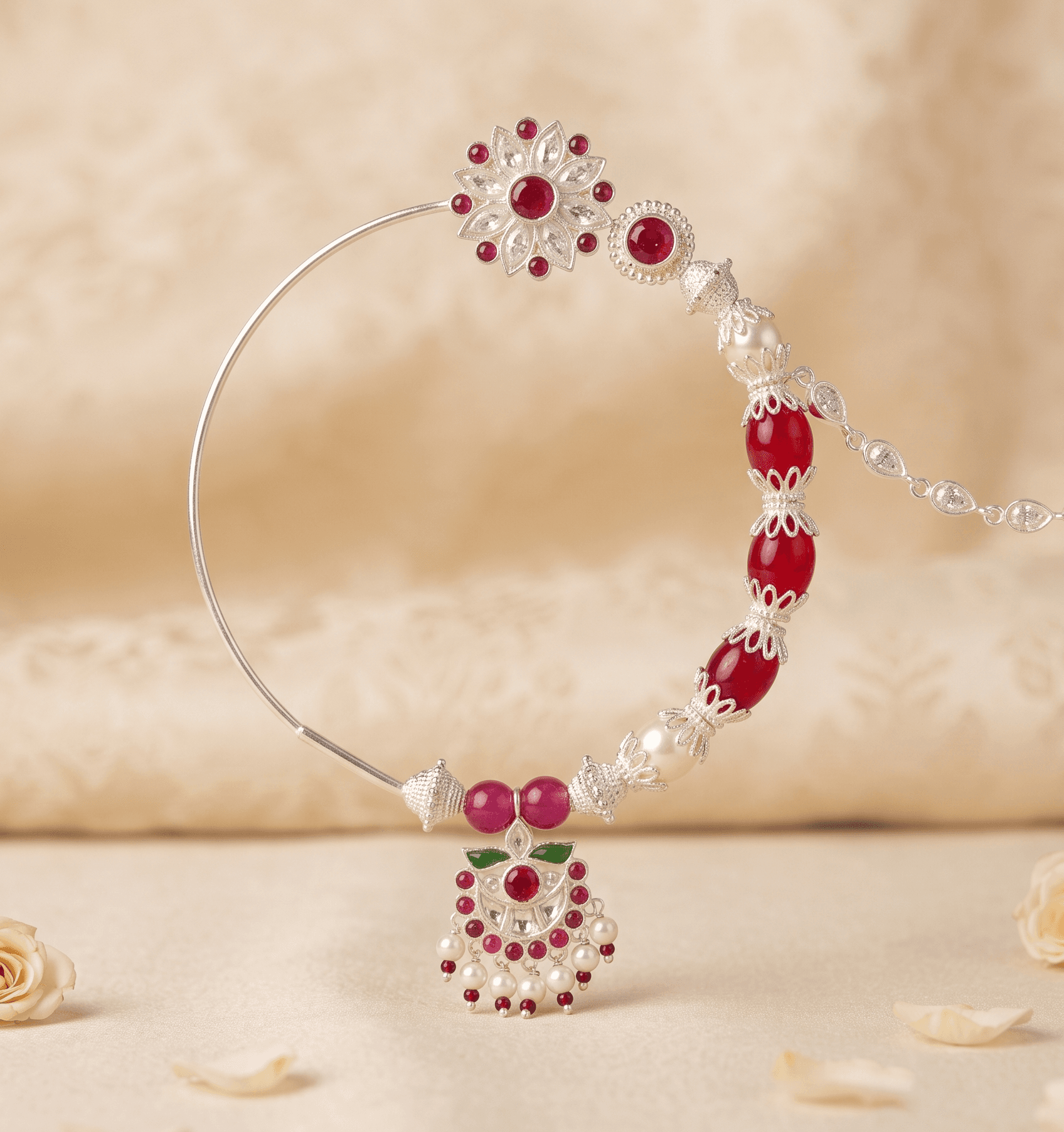 Laal Nath in 925 sterling silver