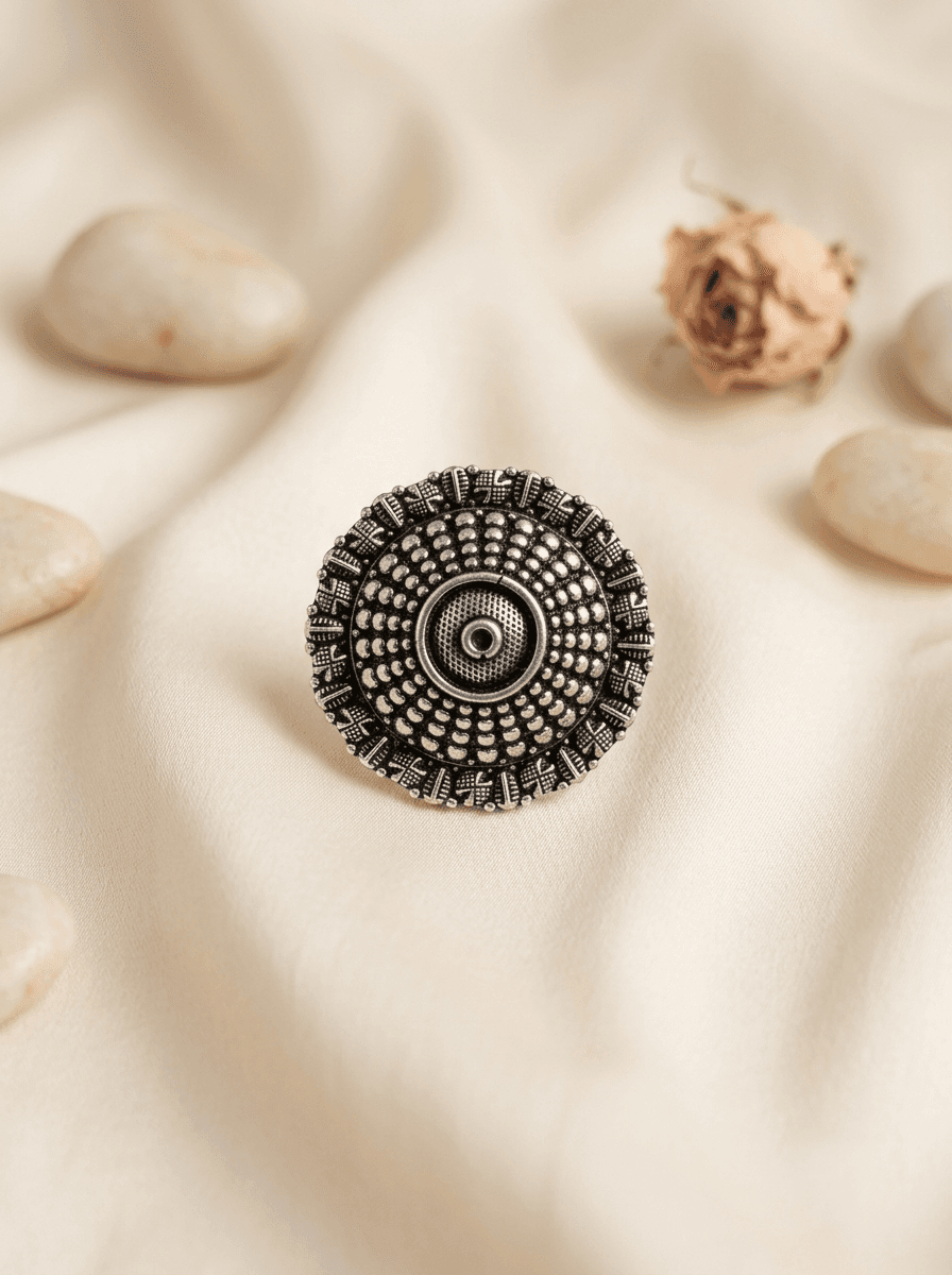 Aaditya Ring in 925 sterling silver