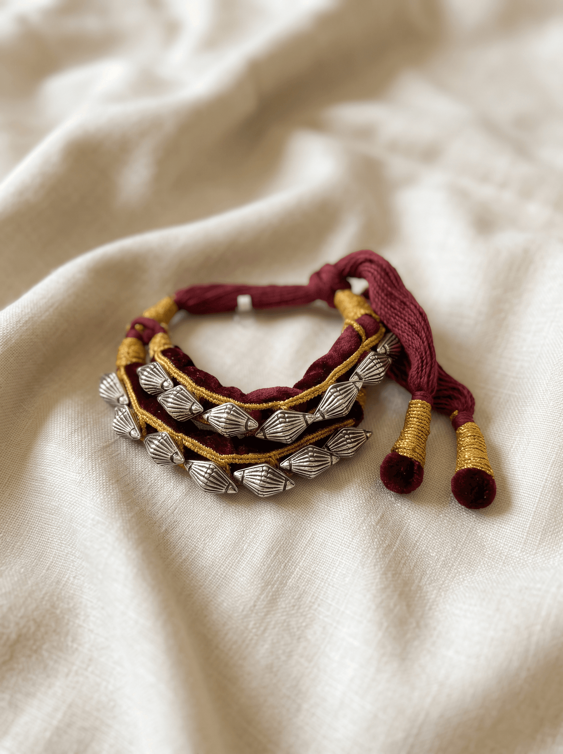 Kumaoni Rangili Pauchi in 925 sterling silver