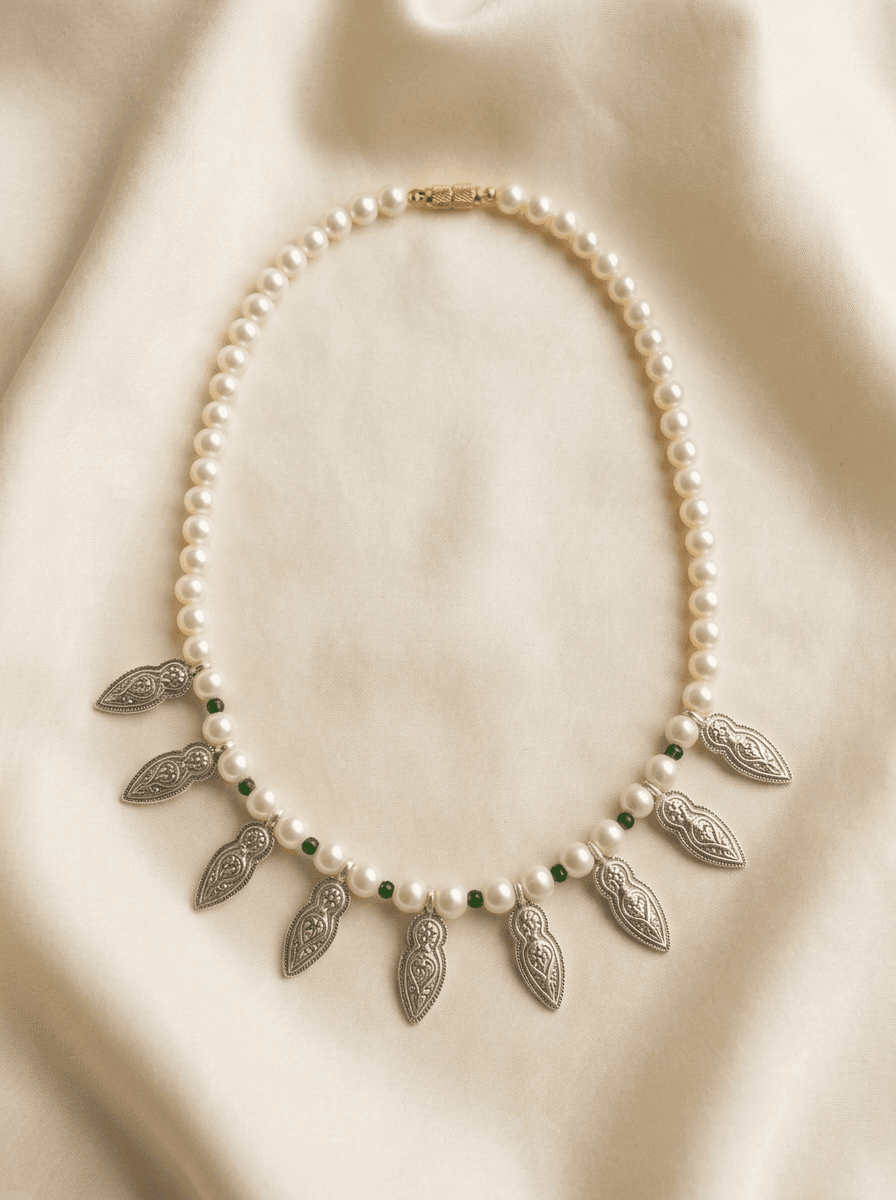 Traditional Hari Champakali in 925 sterling silver